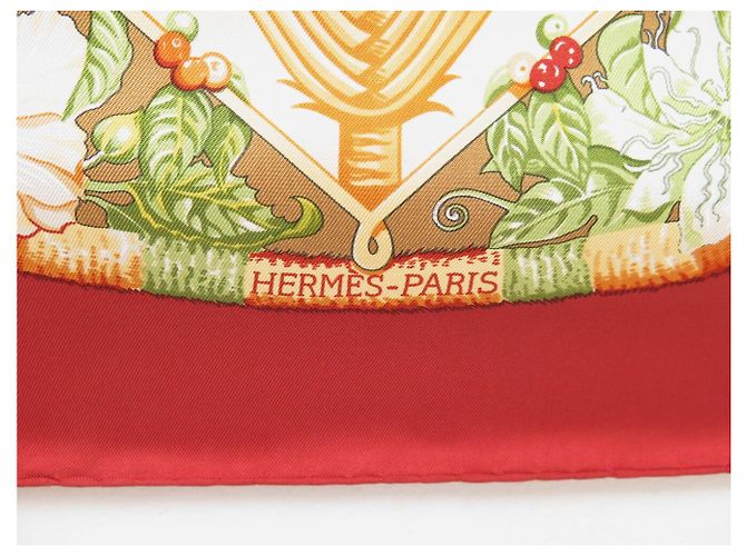 Hermès FOULARD HERMES ALOHA DI BOURTHOUMIEUX 90 CM IN SETA + SCATOLA Multicolore - vista 6