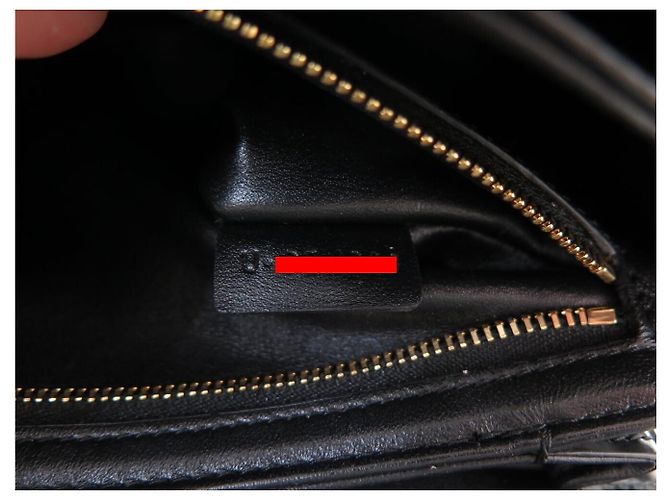 Céline BORSA CELINE TRIOMPHE 187363 IN PELLE DI VITELLO LUCIDA NERA Nero - vista 11