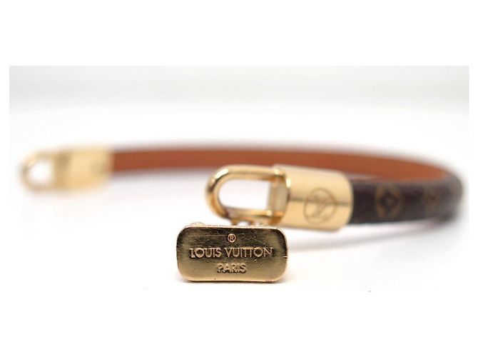 BRACCIALE LOUIS VUITTON CHARMS ALMA IN CANVAS MONOGRAMMA M6220F 15.5CM Marrone - vista 14