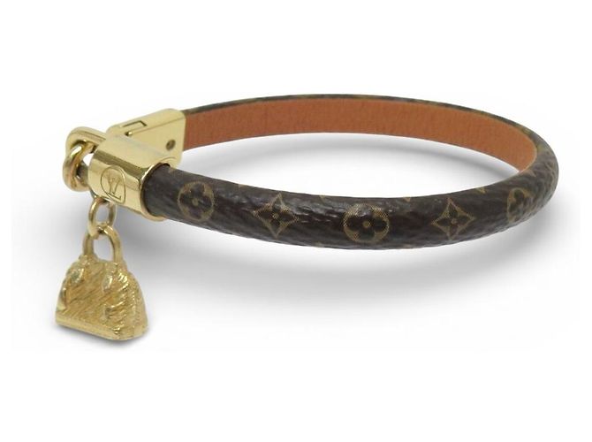 BRACCIALE LOUIS VUITTON CHARMS ALMA IN CANVAS MONOGRAMMA M6220F 15.5CM Marrone - vista 2