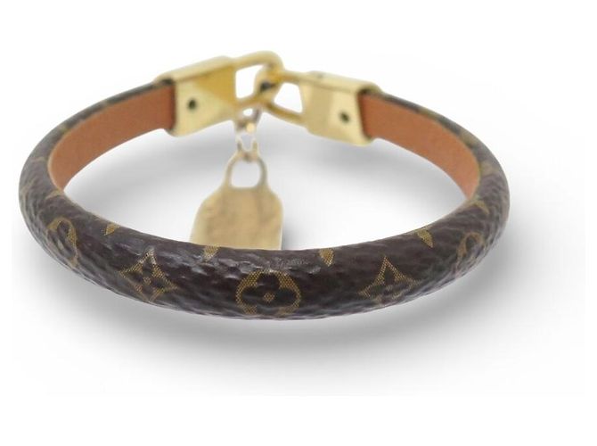 BRACCIALE LOUIS VUITTON CHARMS ALMA IN CANVAS MONOGRAMMA M6220F 15.5CM Marrone - vista 3