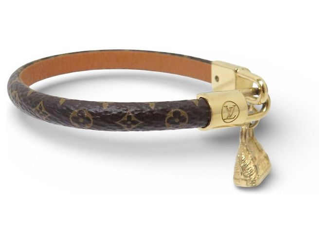 BRACCIALE LOUIS VUITTON CHARMS ALMA IN CANVAS MONOGRAMMA M6220F 15.5CM Marrone - vista 4