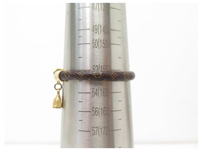 BRACCIALE LOUIS VUITTON CHARMS ALMA IN CANVAS MONOGRAMMA M6220F 15.5CM Marrone - vista 8
