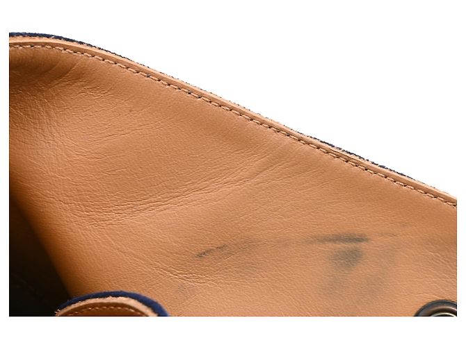 Stivaletti con lacci Chloé in suede blu navy - vista 9
