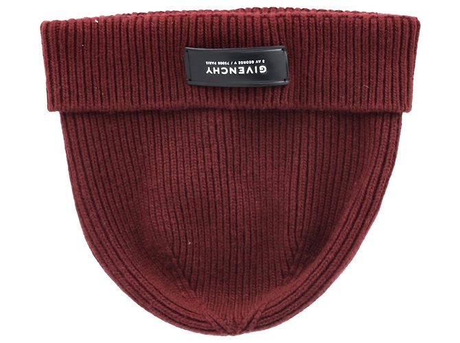 Gorro de lana burdeos con apliques de Givenchy Roja - vista 5
