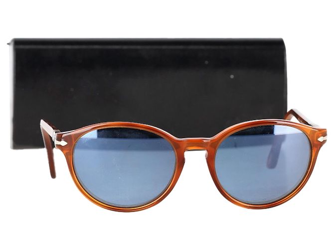 Gafas de sol Persol PO3092SM Phantos en acetato marrón Castaño Roja - vista 2