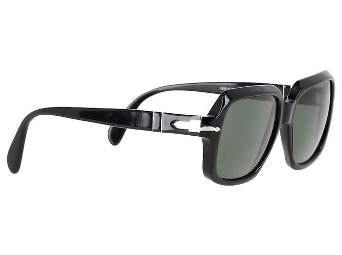 Gafas de sol cuadradas Persol PO3328S en acetato negro - vista 3