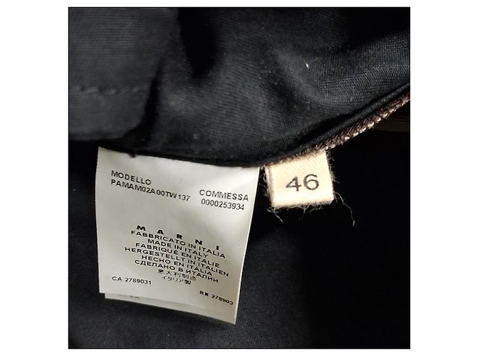 Pantalones Marni en Lana Virgen Gris - vista 3