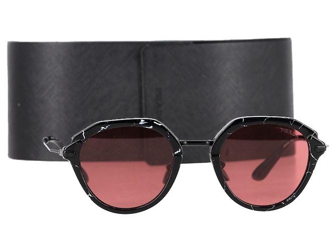 Occhiali da sole Prada Phantos 50mm in acetato nero - vista 2