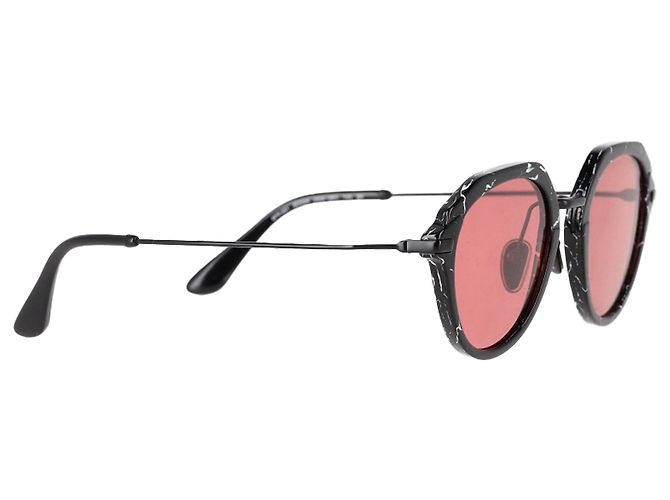 Occhiali da sole Prada Phantos 50mm in acetato nero - vista 3