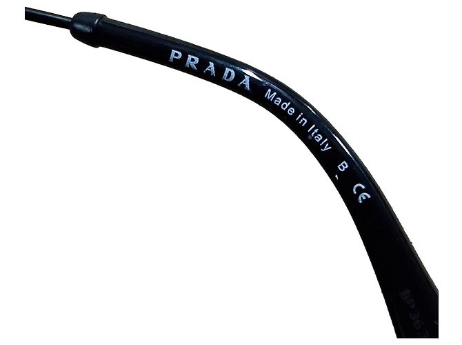 Occhiali da sole Prada Phantos 50mm in acetato nero - vista 7