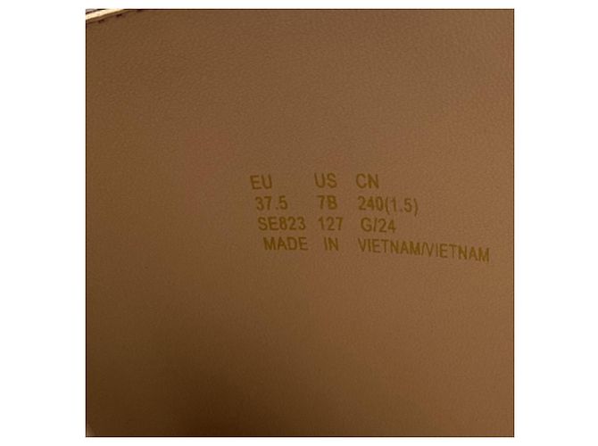 Botas altas de cuero marrón Stuart Weitzman City Castaño Roja - vista 10