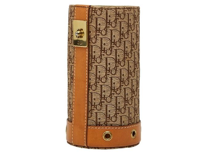 Christian Dior Dior Trotter Pen Stand Case Brown Beige - view 2