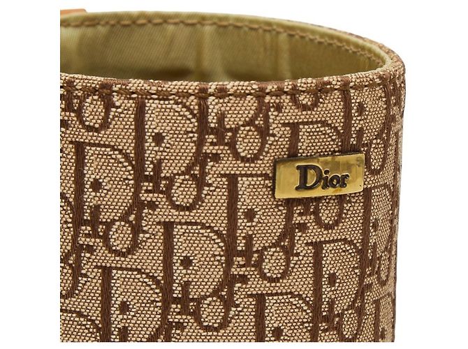 Christian Dior Dior Trotter Pen Stand Case Brown Beige - view 4