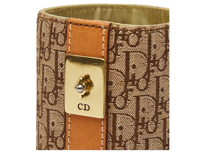 Christian Dior Dior Trotter Pen Stand Case Brown Beige - view 7