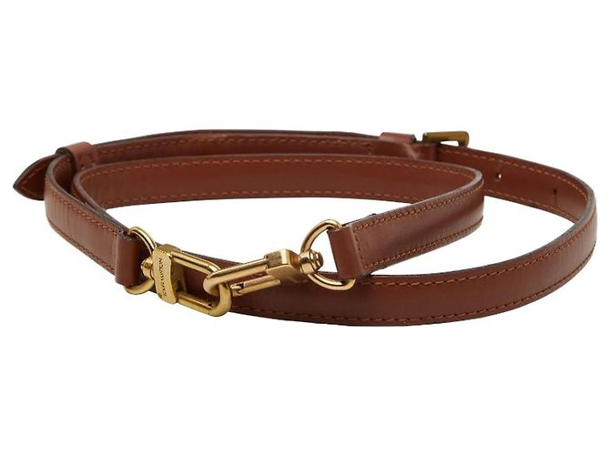 Cinghia a spalla in pelle marrone Louis Vuitton - vista 2