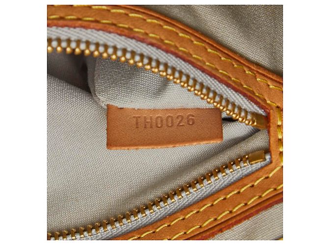 Borsa Louis Vuitton Monogram Vernis Reed PM Beige - vista 11