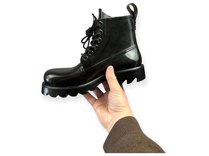 Bottega Veneta Stride Schnürstiefel Schwarz – Größe 37 - Ansicht 8
