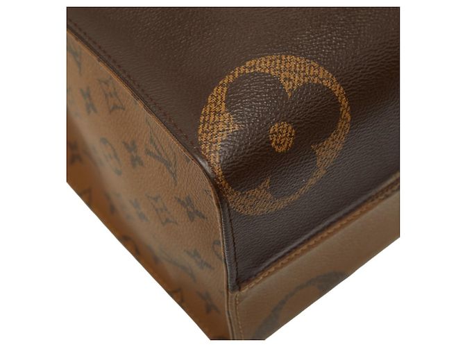 Louis Vuitton Monogram Giant Reverse On-the-Go MM Tasche Braun - Ansicht 5