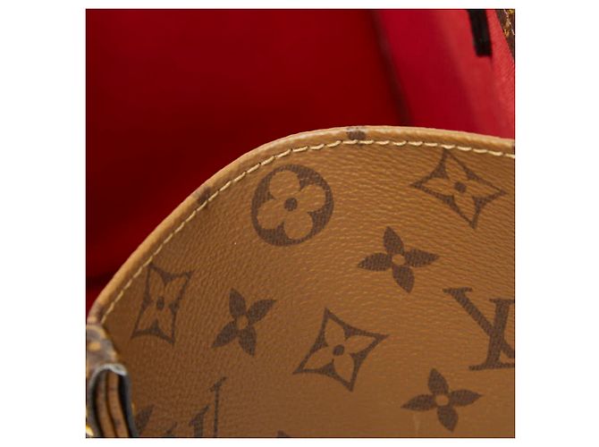 Louis Vuitton Monogram Giant Reverse On-the-Go MM Tasche Braun - Ansicht 9