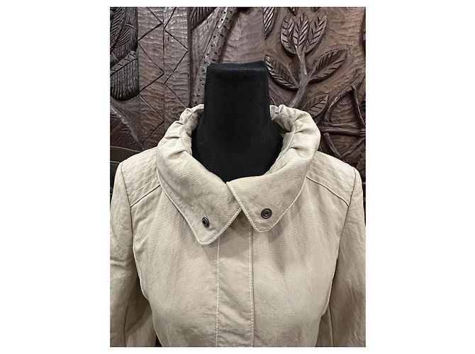 Beige kurze Jacke Pennyblack mit Gürtel - Ansicht 10
