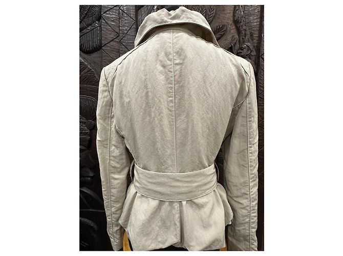 Beige kurze Jacke Pennyblack mit Gürtel - Ansicht 2