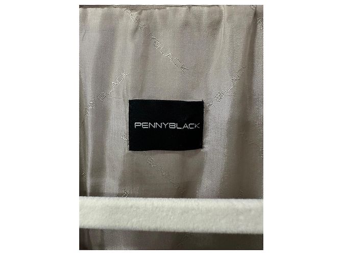 Beige kurze Jacke Pennyblack mit Gürtel - Ansicht 3
