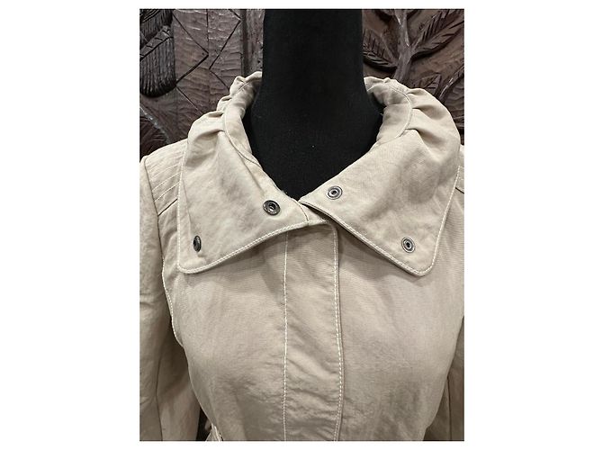 Beige kurze Jacke Pennyblack mit Gürtel - Ansicht 9