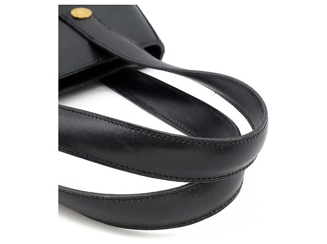 Bolso tote de piel de ternera Hermès Sellier Sorbonne Negro - vista 4