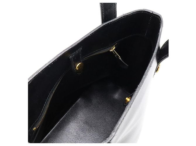 Bolso tote de piel de ternera Hermès Sellier Sorbonne Negro - vista 6