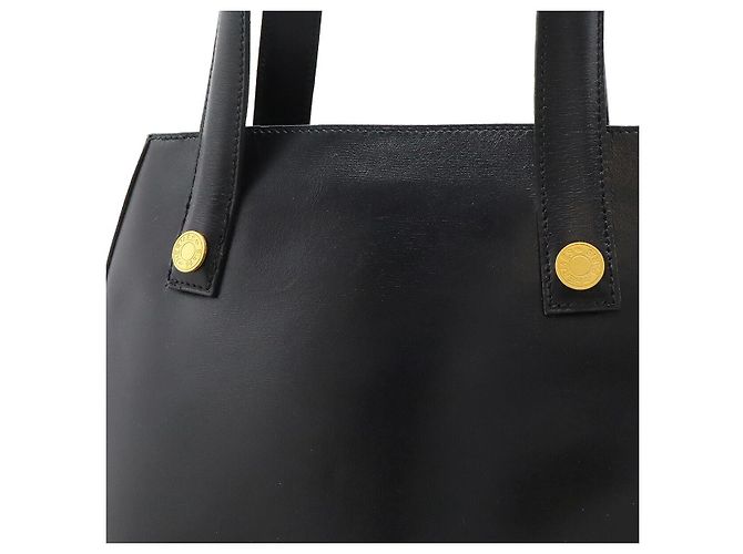 Bolso tote de piel de ternera Hermès Sellier Sorbonne Negro - vista 7