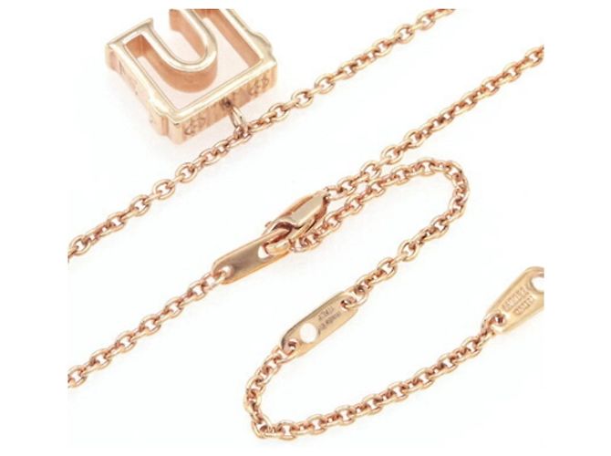 Collana in oro rosa Louis Vuitton con pendente Arc de Triomphe D'oro - vista 3