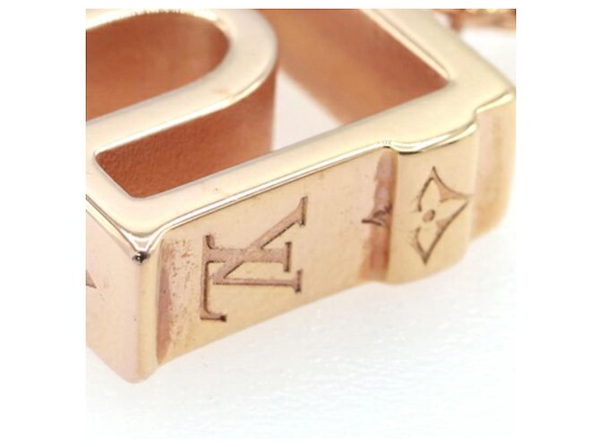 Collana in oro rosa Louis Vuitton con pendente Arc de Triomphe D'oro - vista 4