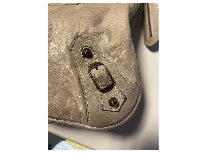Balenciaga Velo Ledertasche Grau - Ansicht 6