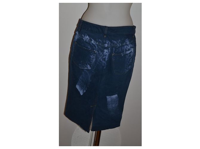 Falda vaquera Dolce & Gabbana azul - vista 4