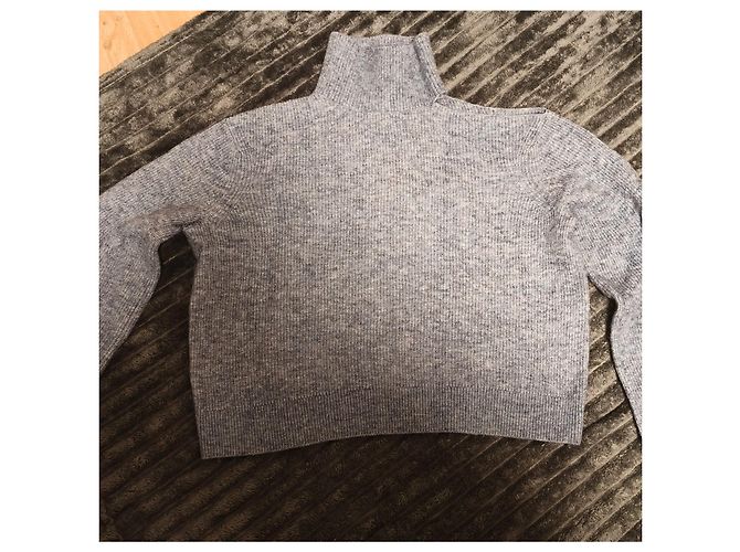 Suéter Maje de cashmere cinza - vista 3