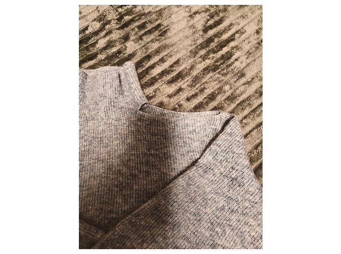 Suéter Maje de cashmere cinza - vista 4