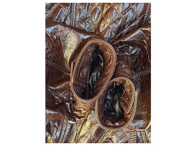 Autre Marque Olivieri Lederjacke Braun Größe 42 IT - Ansicht 16