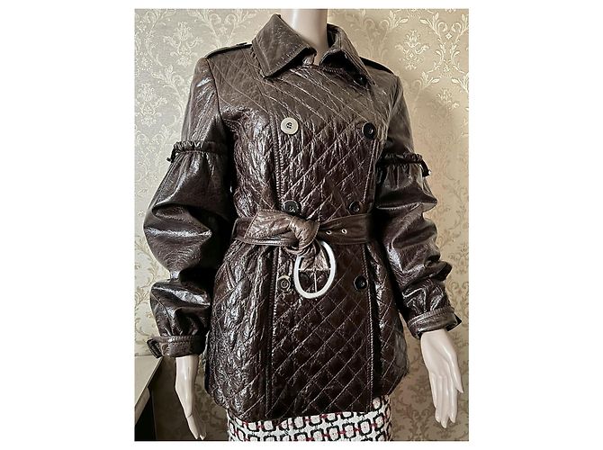 Autre Marque Olivieri Lederjacke Braun Größe 42 IT - Ansicht 8