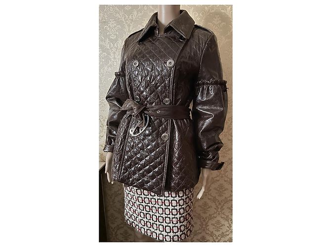 Autre Marque Olivieri Lederjacke Braun Größe 42 IT - Ansicht 9