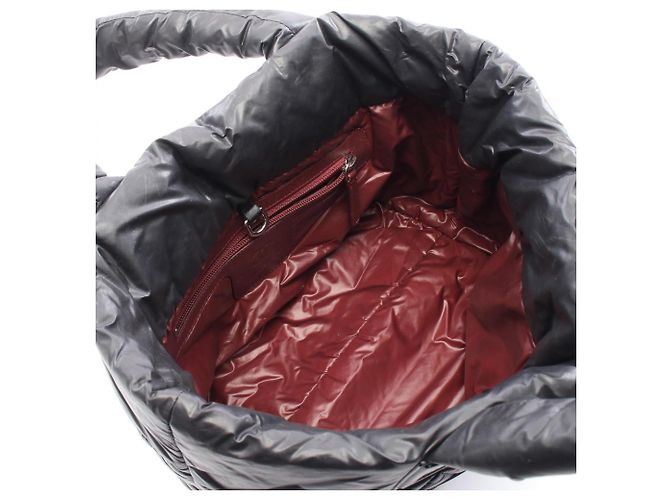 CHANEL Borsa Tote Piccola Coco Cocoon Nero Bordò - vista 3