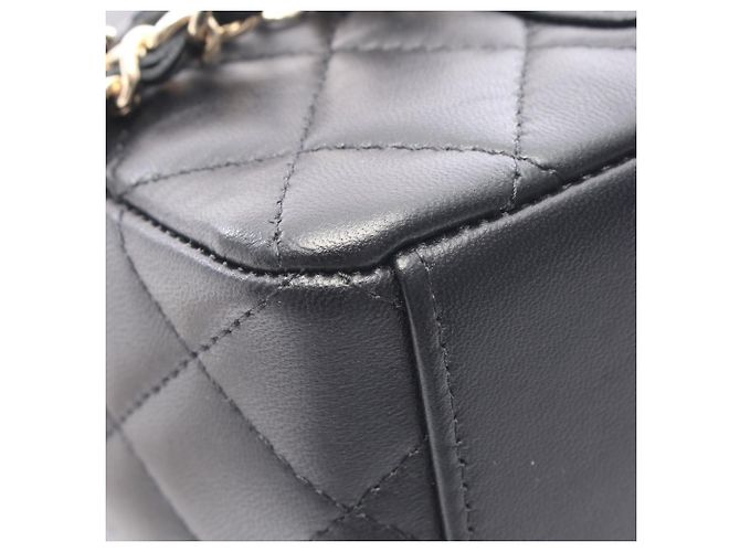 Zaino/borsa in pelle Matelassé Chanel Nero - vista 7