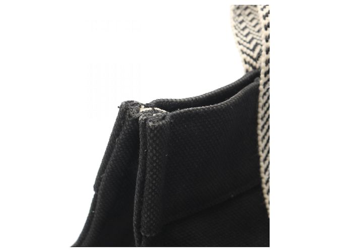 Hermès Cannes PM Tote Bag Schwarz Roh - Ansicht 5