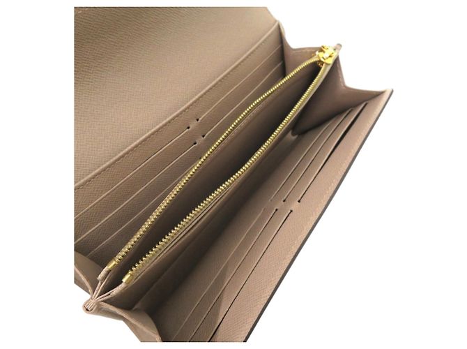 Twist Billetera bifold de cuero Epi Louis Vuitton Beige - vista 6