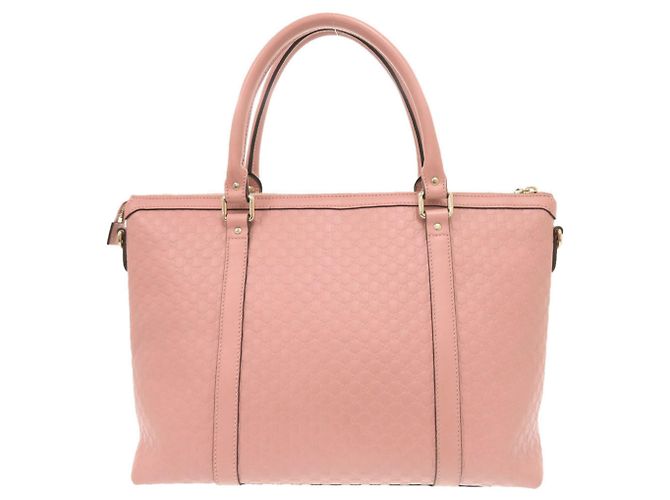 Gucci Micro Guccissima Lederhandtasche Pink - Ansicht 2