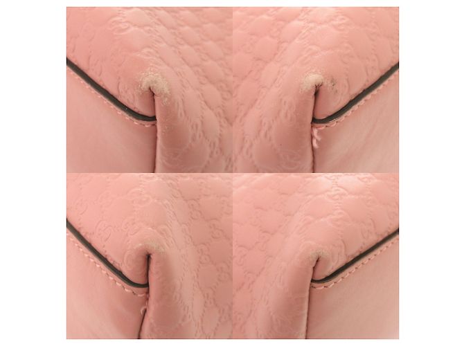 Gucci Micro Guccissima Lederhandtasche Pink - Ansicht 4