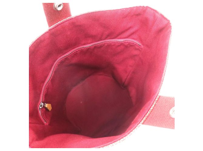 Hermès Borsa Hermes Saxo MM Toile H Arancione - vista 4