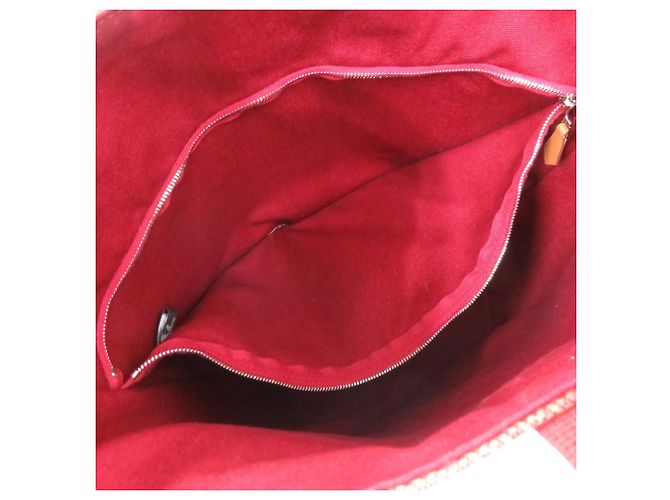 Hermès Borsa Hermes Saxo MM Toile H Arancione - vista 5