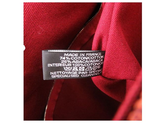 Hermès Borsa Hermes Saxo MM Toile H Arancione - vista 6
