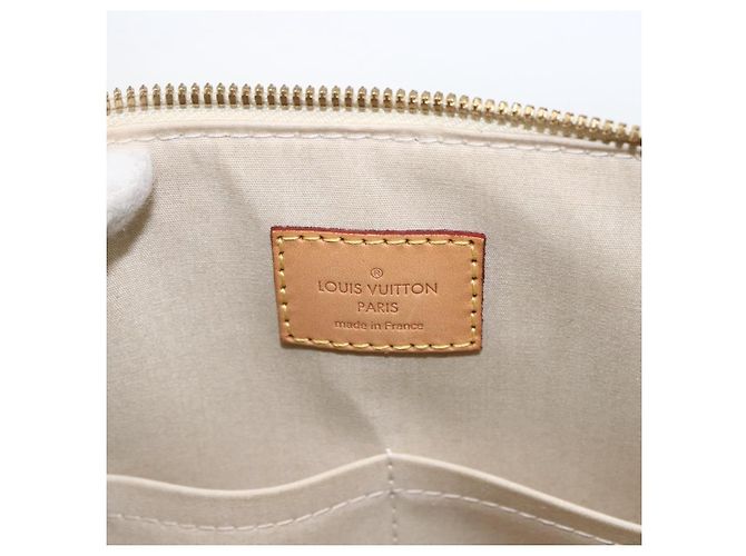 Louis Vuitton Alma Handtasche Monogram Vernis PM Beige - Ansicht 6